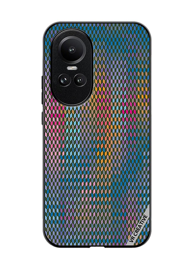 VR CREATIVE Protective Case Cover For Oppo Reno 10 Pro Abstract Design Multicolour - Image 1