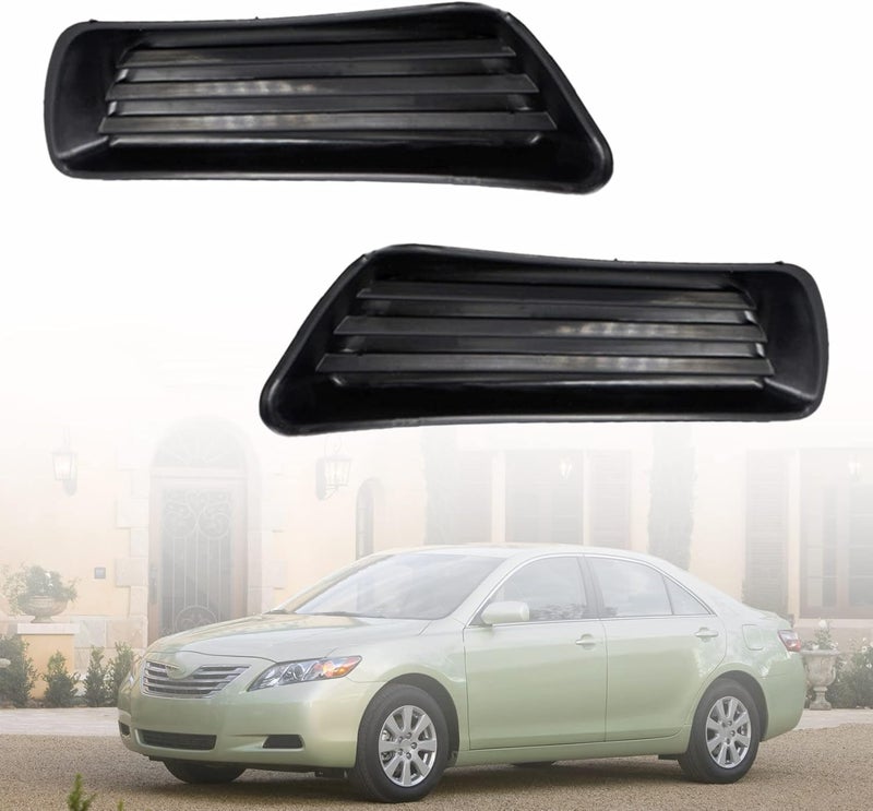 ANTUKO Front Bumper Fog Light Cover Grilles for 2007-2009 Camry - Image 1