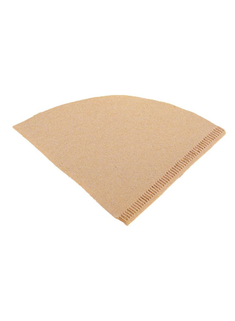 KUYING High Quality 50 Pieces Papers Coffee Filter Beige  - Image 1