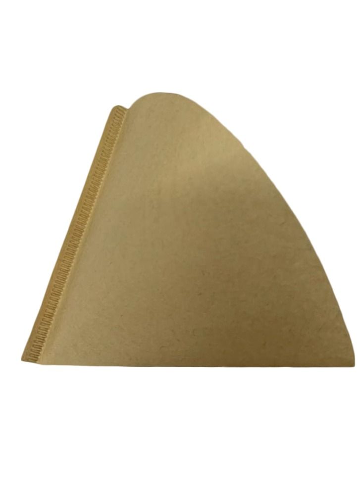 KUYING High Quality 50 Pieces Papers Coffee Filter Beige  - Image 5