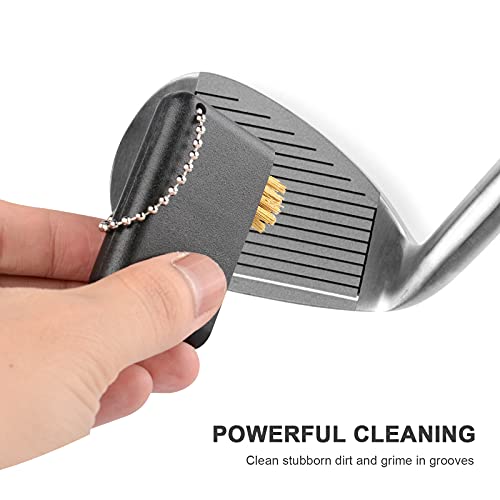 Qidie 3 Pcs Golf Club Brush Pocket Golf Club Groove Cleaner Portable Small Golf Accessories Retractable Golf Sharpener Club Cleaner Tool - Image 4
