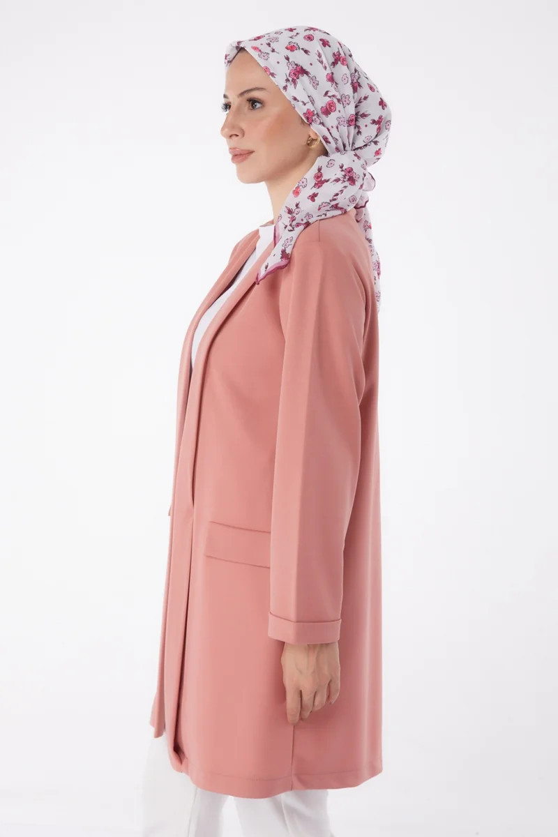 Tofisa Plain Medium Women's Pink Cardigan - 13260