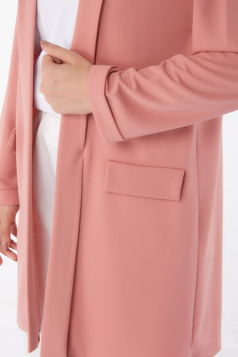 Tofisa Plain Medium Women's Pink Cardigan - 13260