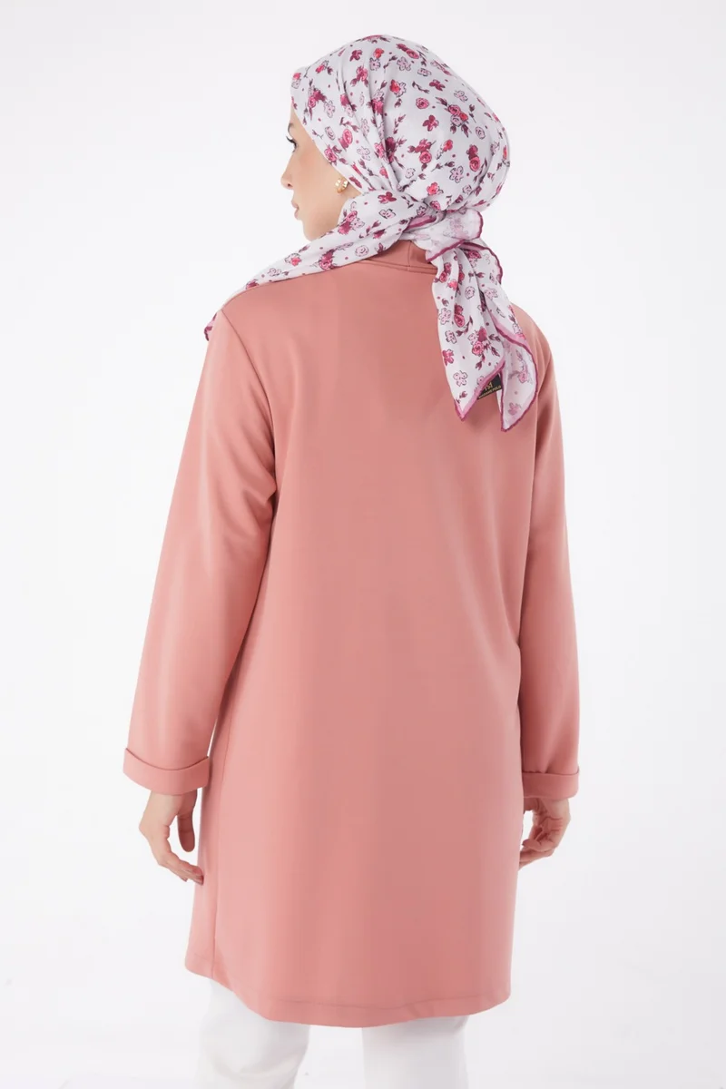 Tofisa Plain Medium Women's Pink Cardigan - 13260