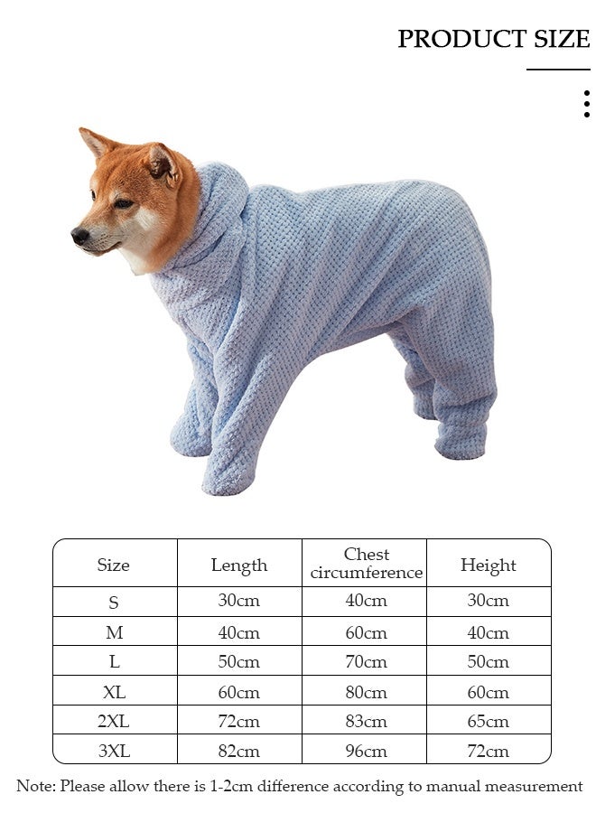 DUNISO Dog Bathrobe Towel, Super Absorbent Microfiber Pet Robe, Quick-Drying Dog Drying Towel  for After Bath, Pool, Beach, Grooming – Hooded Pet Towel, Dog Shower & Bath Supplies Soft and Cozy - Image 2