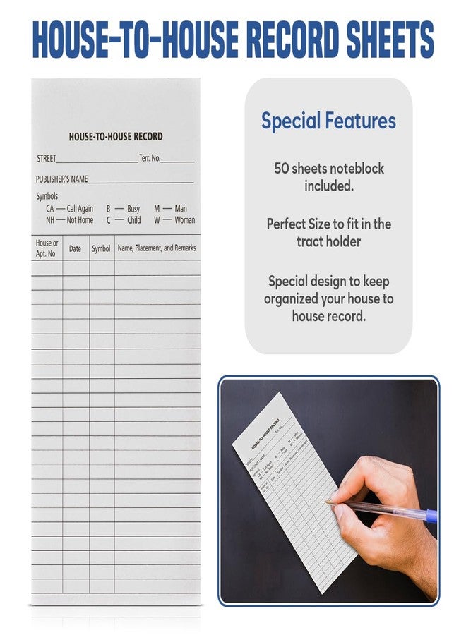 OLDECORY JW Tract Holder for Ministry, JW.org gifts pioneer, jw field service supplies, jw ministry supplies, jehovah witness accessories, jw magazine and tract holder, JW ministry organizer, JW Pioneer Gifts - Image 4