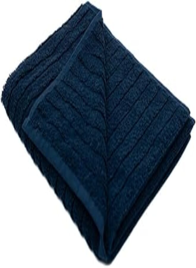 More Cottons Vine Towel (Navy)
