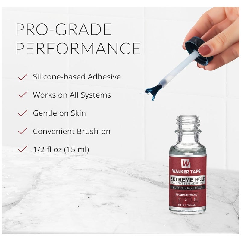 Walker Tape Extreme Hold Silicone-Based Glue Maximum Wear, 0.5 Ounce - Image 3