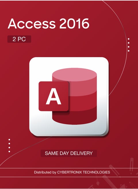 Microsoft Access 2016 2PC | Digital License | Same-Day Delivery