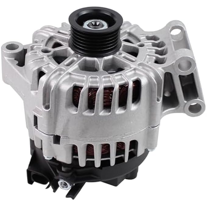 HouYeen Alternator with Belt Pulley for Fo-rd B Max Grand C Max mk2 Ecosport Fiesta mk6 Focus mk3 Ka Mondeo mk4 1.4 1.6 Petrol 2010-Onwards - Image 1
