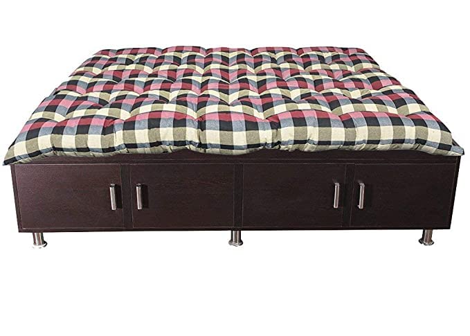 ATOOTFUSION Deewan Size Soft Large Cotton Quilt Mattress | Rollable Foldable Movable | All Season Cotton Quilt Mattress (72X60 Inches) - Image 4