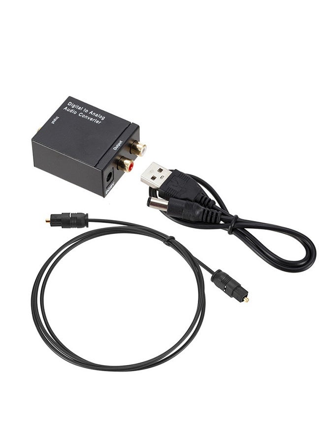 Digital to Analog Audio Converter Optical Fiber Coaxial Signal to Analog DAC Spdif Stereo RCA Jack DAC Amplifier Decoder - Image 5