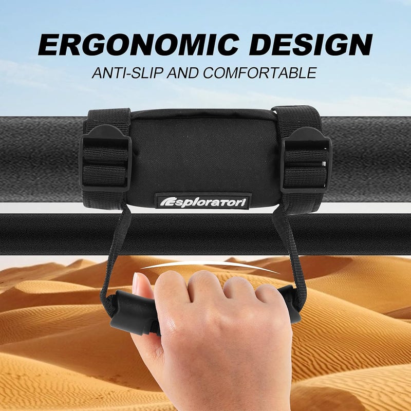 Esploratori UTV Roll Bar Grab Handle Grips - 2 Pack for 1.5"-2" Roll Bars - Image 4