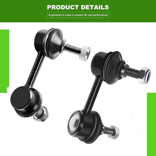 SCITOO مجموعة تعليق SCITOO 12 قطعة 2 ذراع تحكم سفلي 2 مفاصل كروية سفلى 2 أمامية 2 خلفية وصلة نهاية قضيب التوازن 2 خارجية 2 داخلية وصلة نهاية قضيب التوجيه تناسب هوندا سيفيك 2006-2011 K80769 - Image 4