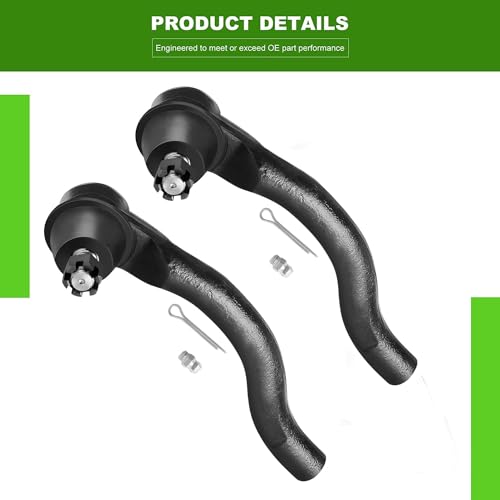 SCITOO مجموعة تعليق SCITOO 12 قطعة 2 ذراع تحكم سفلي 2 مفاصل كروية سفلى 2 أمامية 2 خلفية وصلة نهاية قضيب التوازن 2 خارجية 2 داخلية وصلة نهاية قضيب التوجيه تناسب هوندا سيفيك 2006-2011 K80769 - Image 5