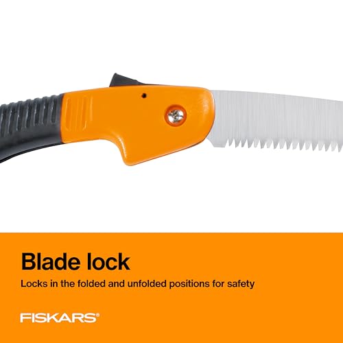Fiskars Folding Hand Saw, 7" Pruning Saw with Power Tooth Blade with Triple Ground Teeth that Powers Through Wood Faster, Soft Grip Handle - Image 5