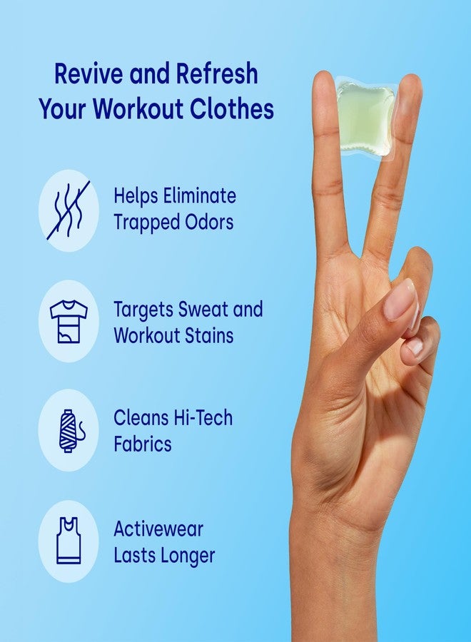 Dropps Activewear Laundry Detergent Pods, Rose Energy (64 Count) - Biobased Power Laundry Pods Fights Tough Stains & Odors, Sweat & Dirt - HE Compatible Laundry Supplies for Clean Sport Clothes - Image 3
