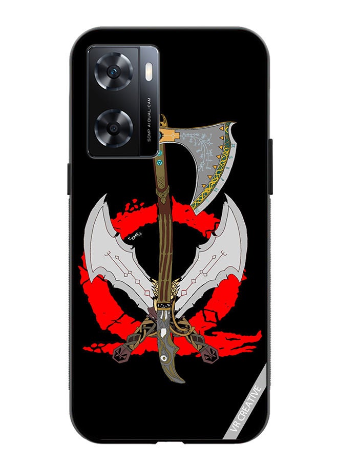 VR CREATIVE Protective Case Cover For OnePlus Nord N20 SE God Of War Weapons Design Multicolour - Image 1