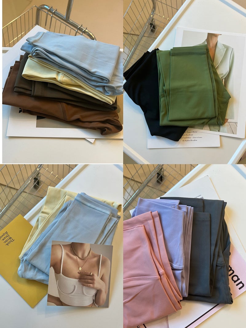 Zuers Nine-Point Yoga Pants 2.0 Milk Fabric Upgraded Super Soft Waxy Fleshy Girl Waist Pants Casual Yoga Wear - Image 2