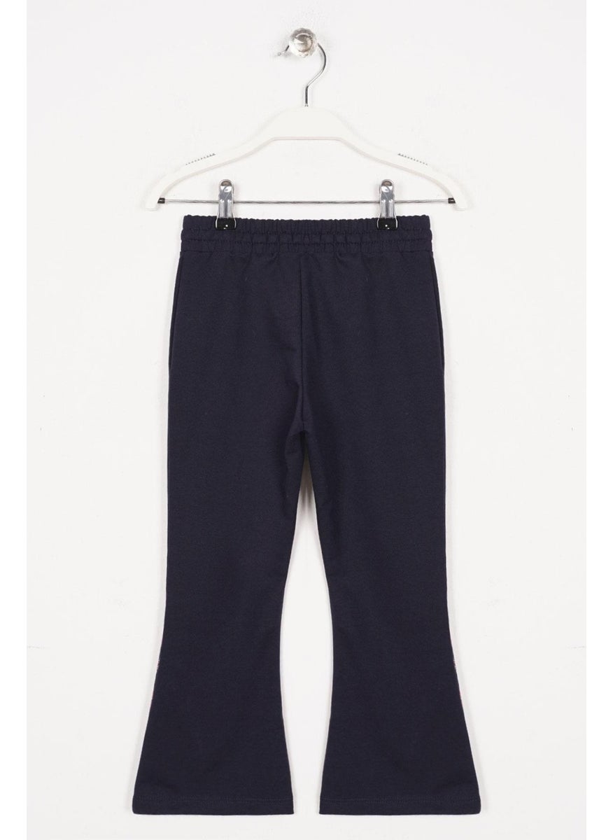 WEWE Spanish Leg Navy Blue Color Girl's Tracksuit Single Bottom  - Image 2