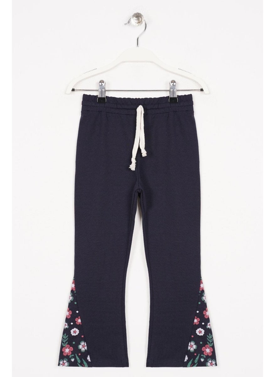 WEWE Spanish Leg Navy Blue Color Girl's Tracksuit Single Bottom  - Image 1