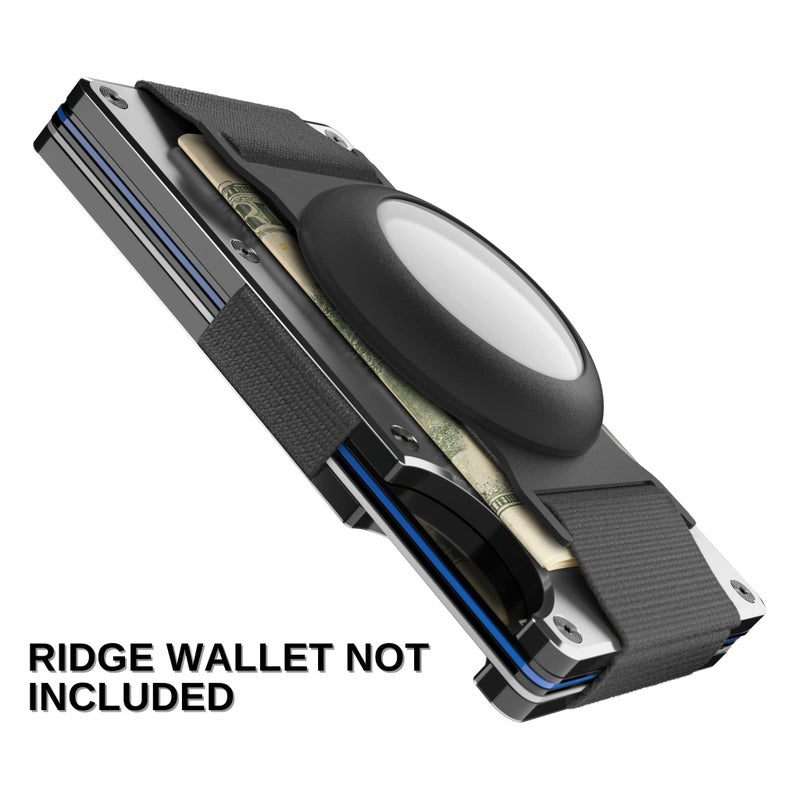 The Ridge Holder Case Compatible with Airtag - Ridge Wallet Attachment Compatible with Airtag (w Cash Strap - Style 1) - Image 4