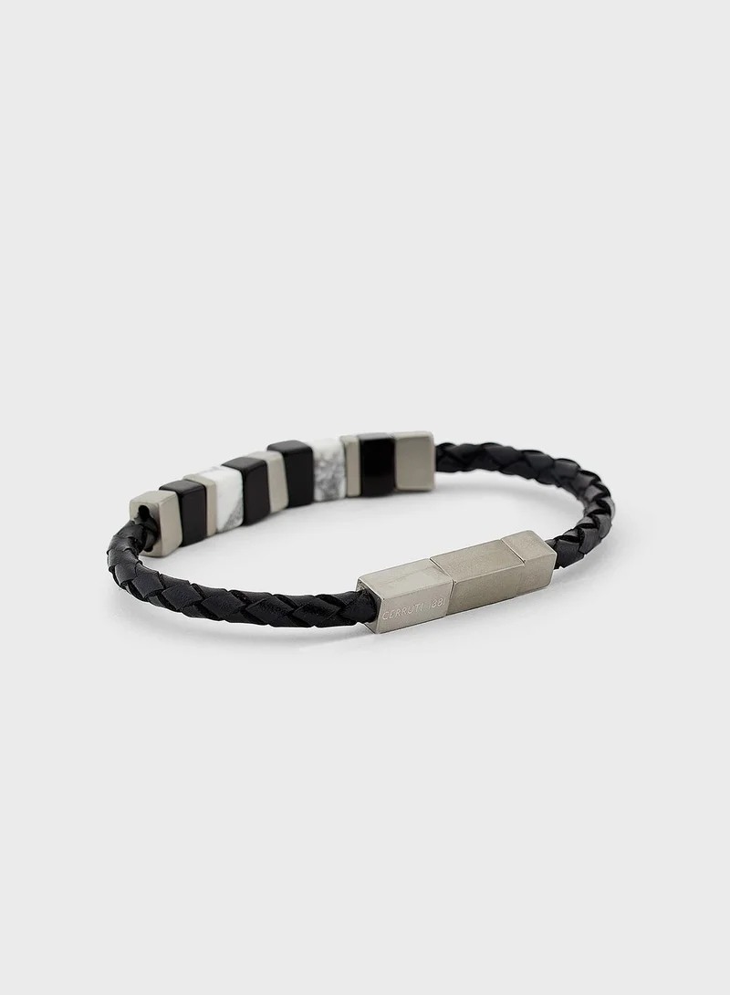 CERRUTI 1881 Stoned Braided Bracelet