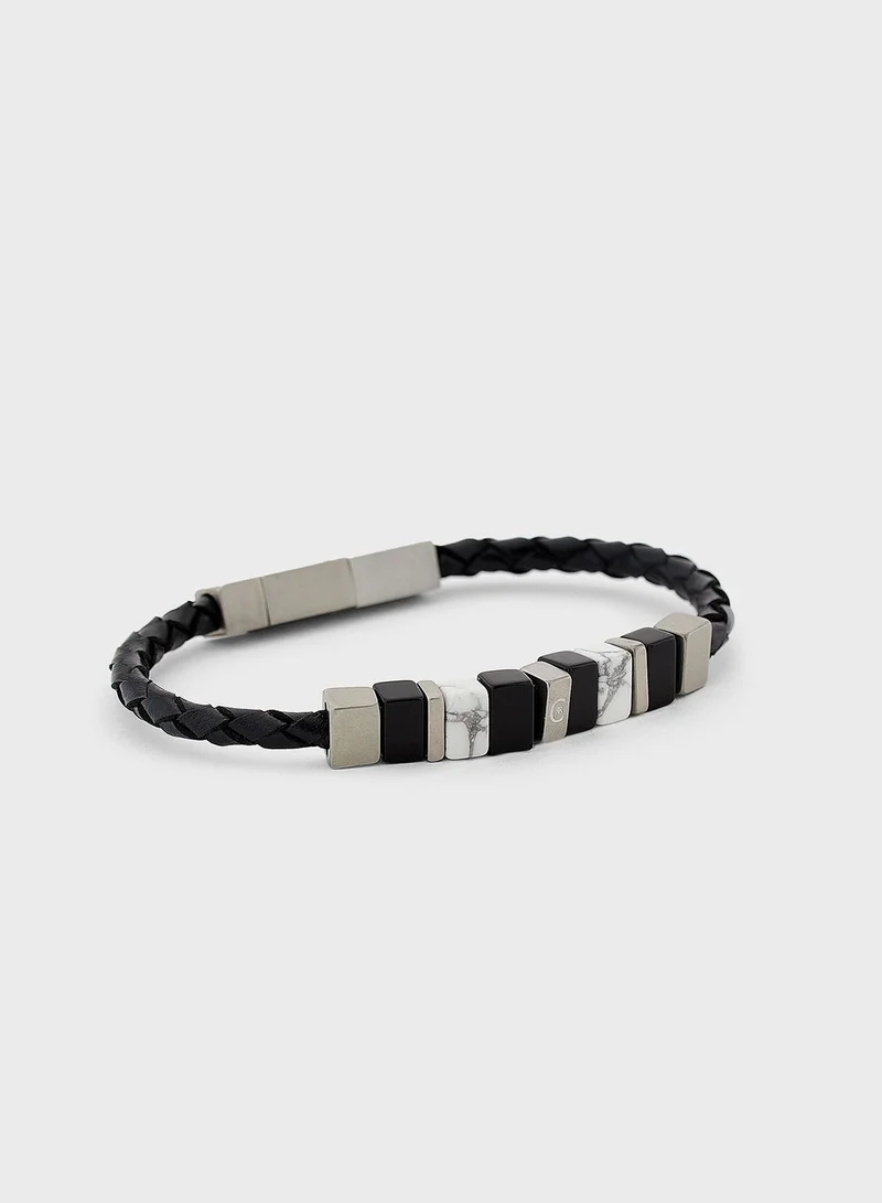 CERRUTI 1881 Stoned Braided Bracelet