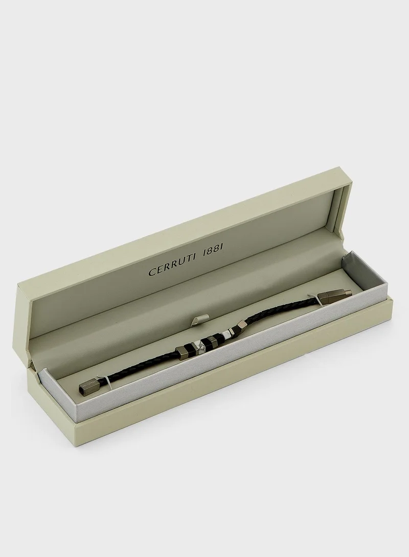 CERRUTI 1881 Stoned Braided Bracelet