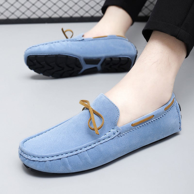 Couple Style Tassel Slip-On Suede Leather Beanie Shoes Lightweight Slip-On Loafers Large Size Men'S Shoes 48 Size - Image 2
