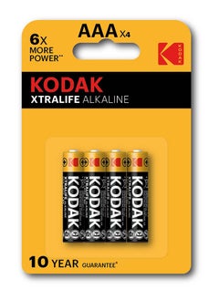 Kodak KODAK | AAA Batteries | Triple A | Disposable Household | Alkaline 1.5V | 4 Pack  - Image 1