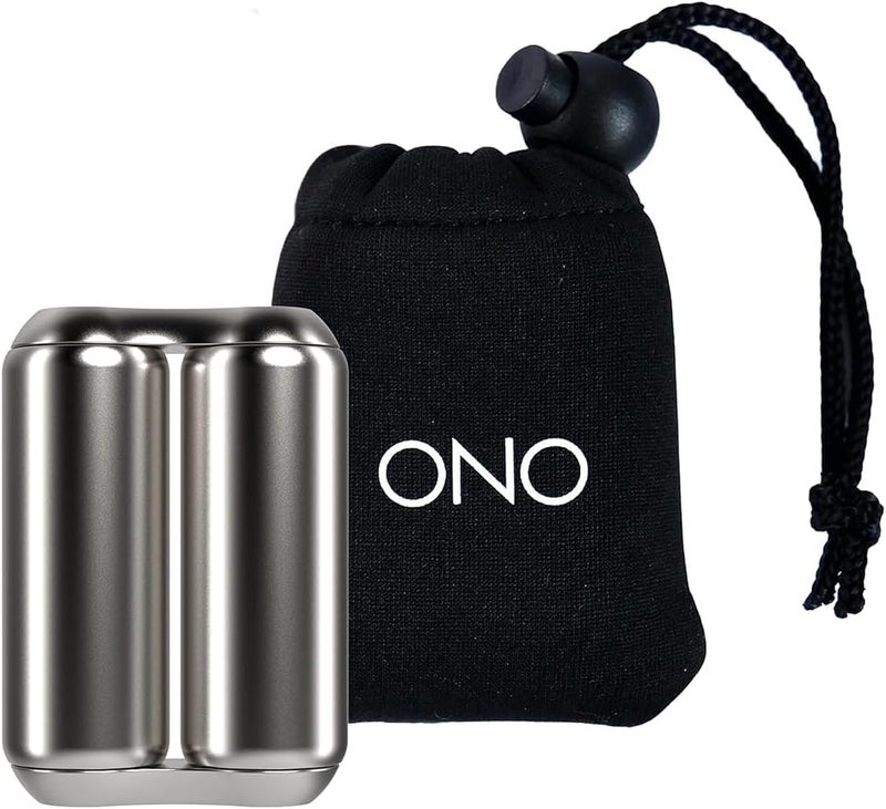 ONO Roller Stainless Steel Mini - The Original Handheld Fidget Toy for Adults | Relieve Stress, Anxiety, Tension | Promotes Focus, Clarity | Compact Portable Design | Stainless Steel for Added Weight - Image 1