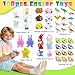 Dokeawo Easter Egg Fillers 100Pcs Easter Basket Stuffers Essentials for Teens Kids Small Toys for Kids Party Favors Egg Hunt Classroom Treasure Box Prizes Birthday Goodie Bags Rewards Gifts - Image 4