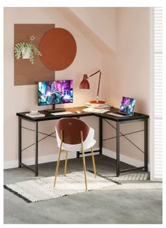 AGD L Shaped Desk Computer Corner Desk Home Office Writing Workstation  - Image 2