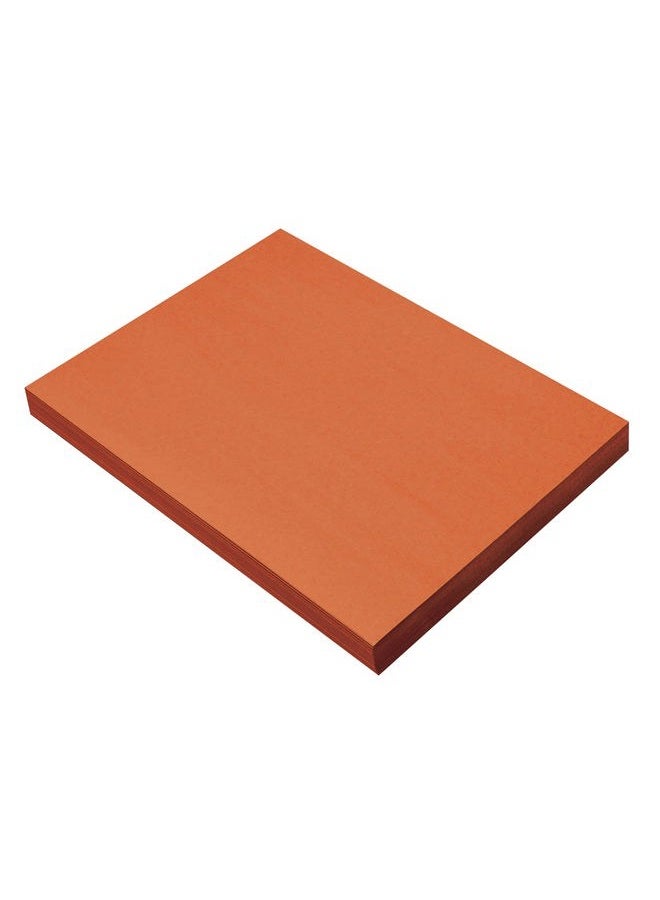 Prang (Formerly SunWorks) Construction Paper, Orange, 9" x 12", 100 Sheets - Image 1