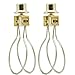 EMNOOTI EMNOOTI Lamp Shade Light Bulb Clip Adapter,Lamp Shade Holder Includes Finial and Lampshade Levellers to Keep Lamp Shade  - Image 2
