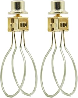 EMNOOTI EMNOOTI Lamp Shade Light Bulb Clip Adapter,Lamp Shade Holder Includes Finial and Lampshade Levellers to Keep Lamp Shade  - Image 1