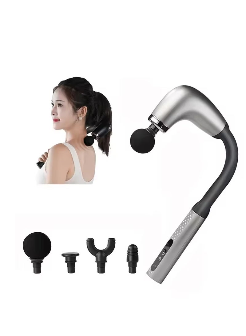 مسدس تدليك على شكل U لتدليك الظهر والأنسجة العميقة – لتخفيف آلام الرقبة والكتف والساق – تصميم مبتكر يصل لكل عضلة بسهولة - Image 1