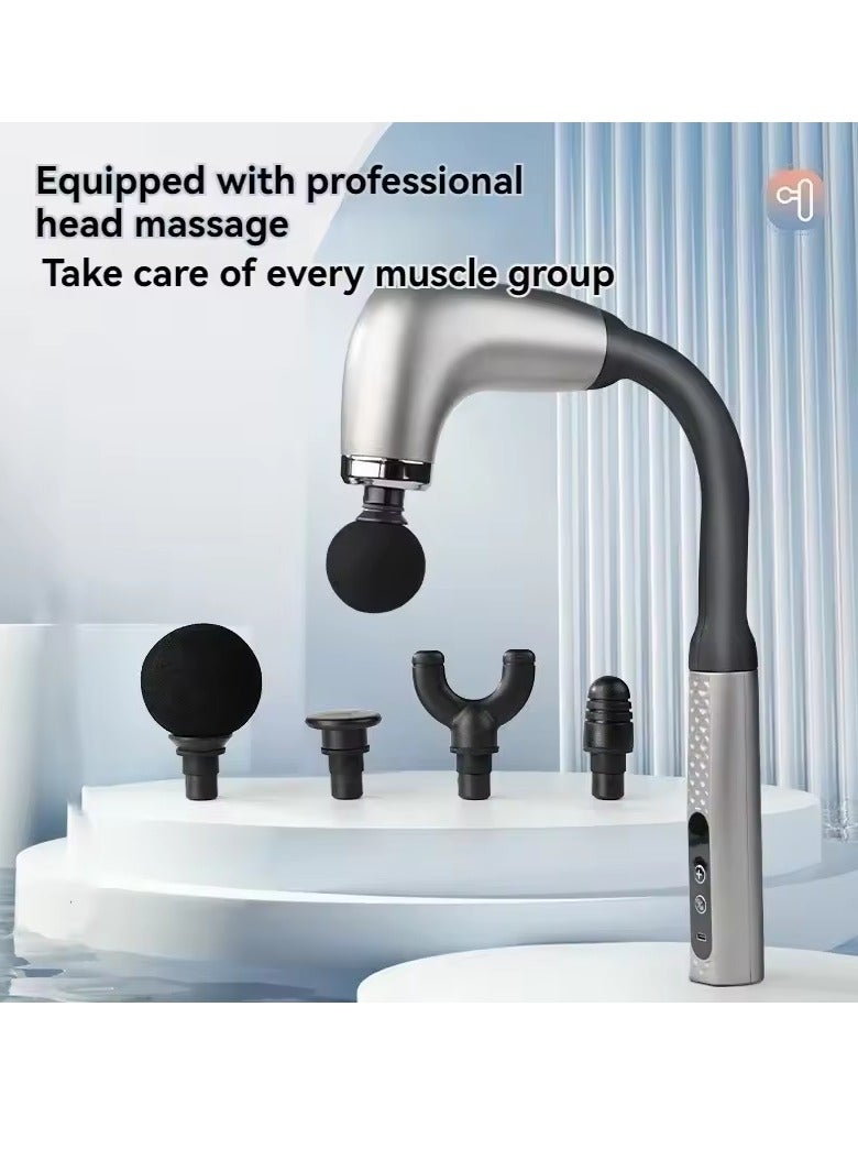 مسدس تدليك على شكل U لتدليك الظهر والأنسجة العميقة – لتخفيف آلام الرقبة والكتف والساق – تصميم مبتكر يصل لكل عضلة بسهولة - Image 2