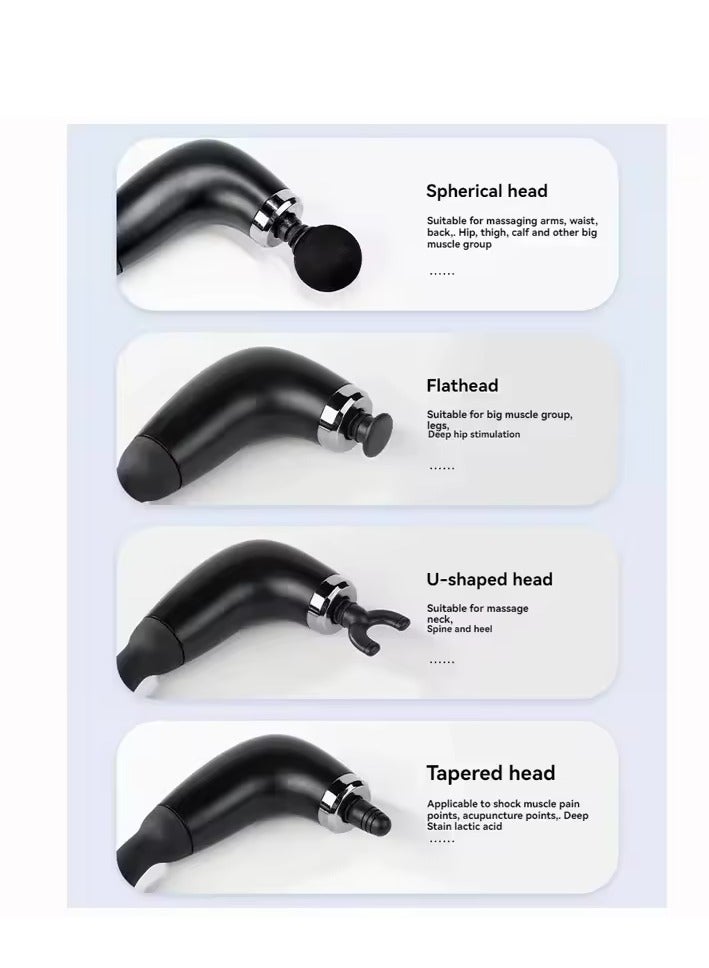 مسدس تدليك على شكل U لتدليك الظهر والأنسجة العميقة – لتخفيف آلام الرقبة والكتف والساق – تصميم مبتكر يصل لكل عضلة بسهولة - Image 5