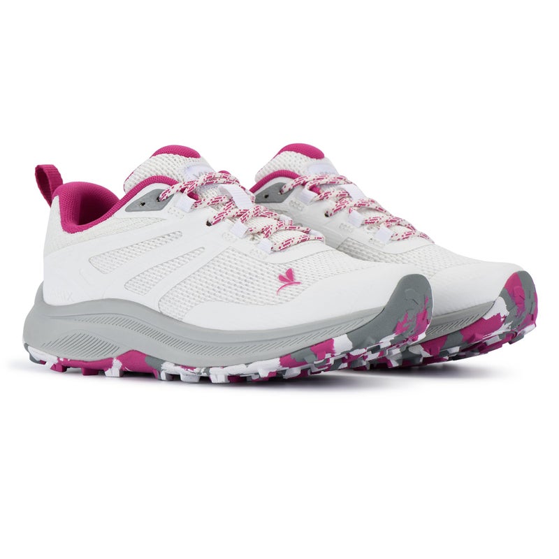 Viakix Womenâ€™s Ridge Rebels Trail Running Shoes â€“ Lightweight Trail Runners with Grip360 Traction, Comfortable Hiking Sneakers, White 8.5 - Image 4