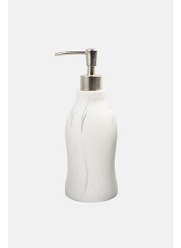 Ceramic Soap Dispenser, White