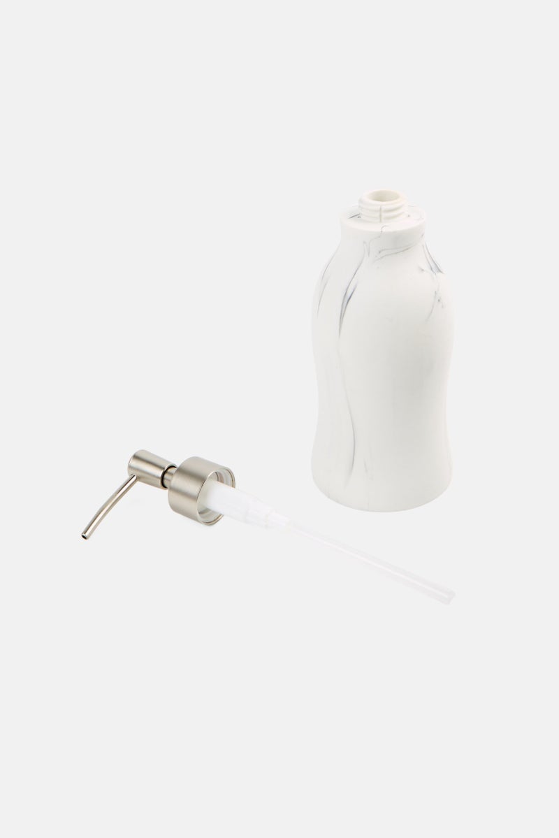 AMG Ceramic Soap Dispenser, White  - Image 2