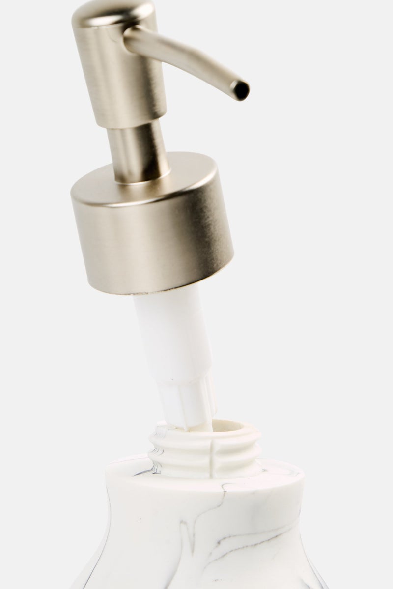AMG Ceramic Soap Dispenser, White  - Image 3