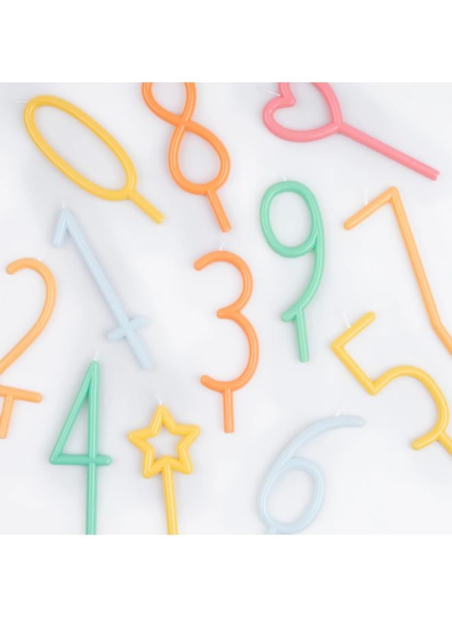 Meri Meri Slim Number 2 Candle - Image 3