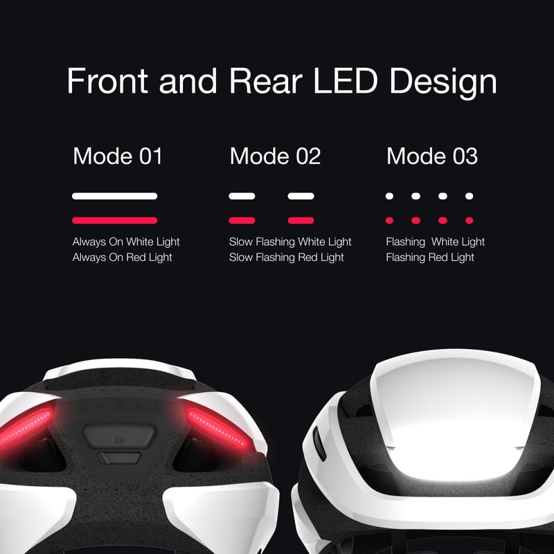 Lumos Ultra Smart Bike Helmet | Customizable Front and Back LED Lights with Turn Signals | Road Bicycle Helmets for Adults: Men, Women (Without MIPS) - Image 3