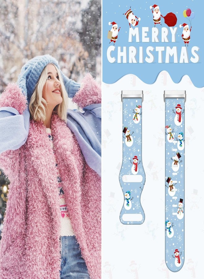 Amintiri Christmas Halloween Thanksgiving Band Compatible with Fitbit Versa 3/Fitbit Versa 4/Fitbit Sense/2, Smartwatch Holiday Women Men Silicone Replacement Strap for Fitbit Versa 3/4, Fitbit Sense/2 - Image 3