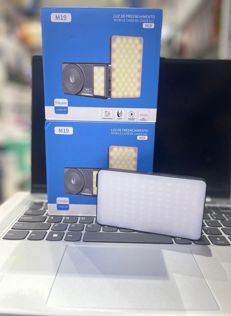 M19 Portable Battery Powered 2500-9000K Bi-Colour LED Light - Image 3