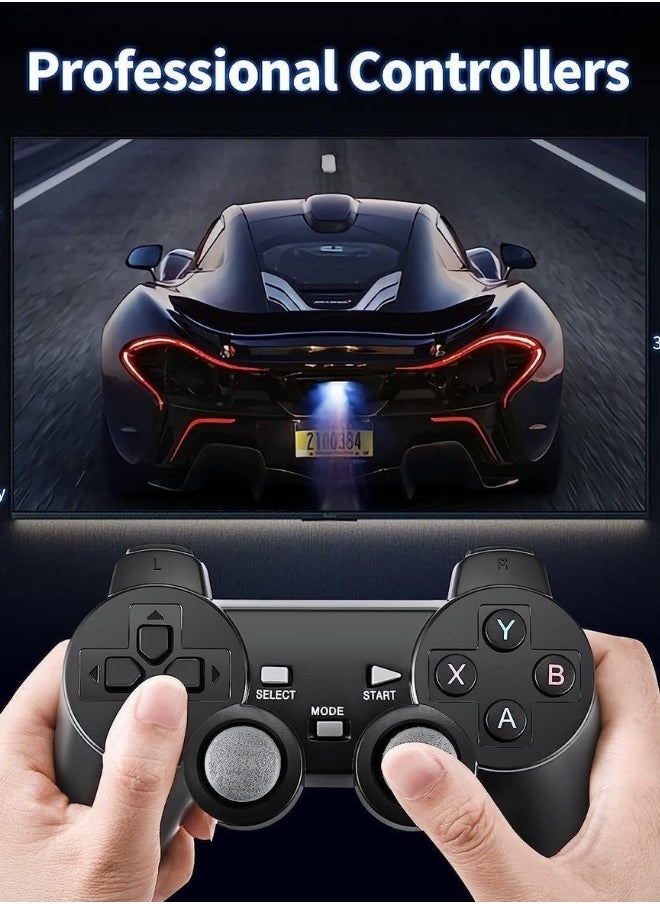 Generic Retro Game Console Video Game Stick Lite 4K Upgraded 10000+ Games Classic 4K TV Game Console with 2.4G (64G) Wireless Controllers  - Image 3