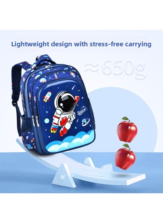 3D Three-dimensional Schoolbag High-gloss Lightweight Astronaut Breathable Children's 16-inch Backpack Primary School Student Schoolbag For Men And Women Foreign Trade-color:Flying Spaceman ( 16inch ) - Image 5